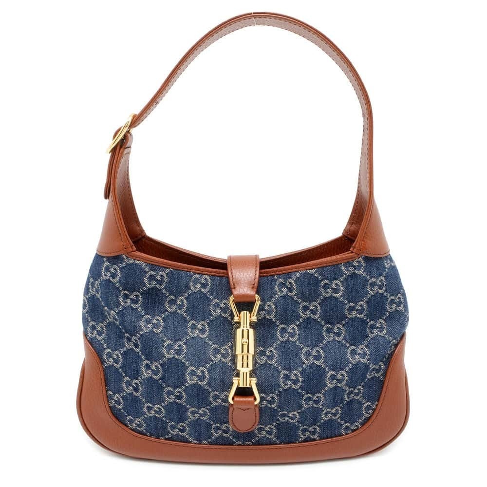 Gucci Shoulder Bag Jackie GG Denim Small Handbag